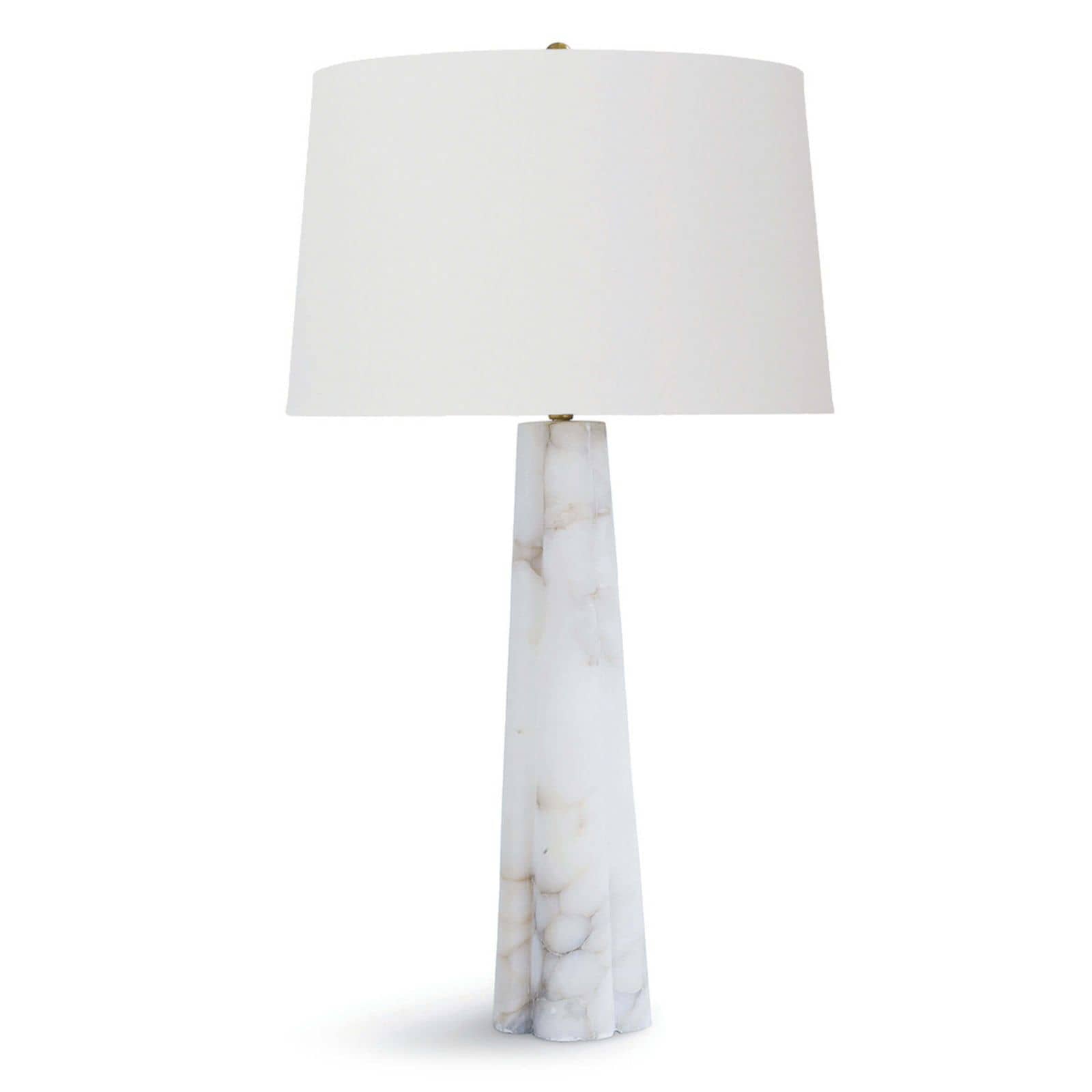 Open Box Quatrefoil Alabaster Table Lamp Large | Regina Andrew